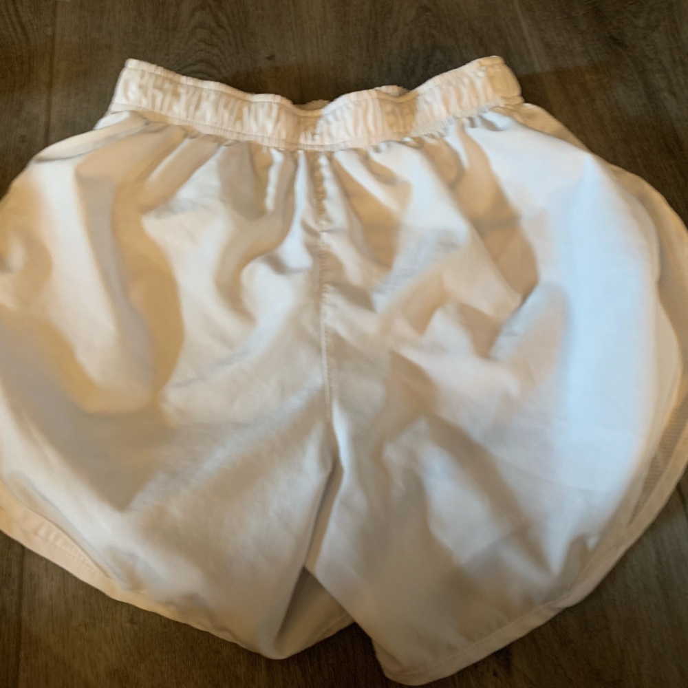 White Nike Dri-Fit Women’s Running Shorts